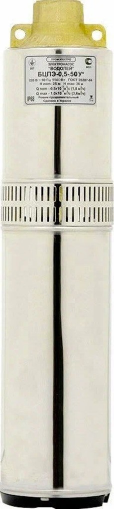 Скважинный насос Водолей БЦПЭ-0.5-50У